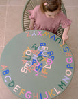 magnetisches Alphabet bunt
