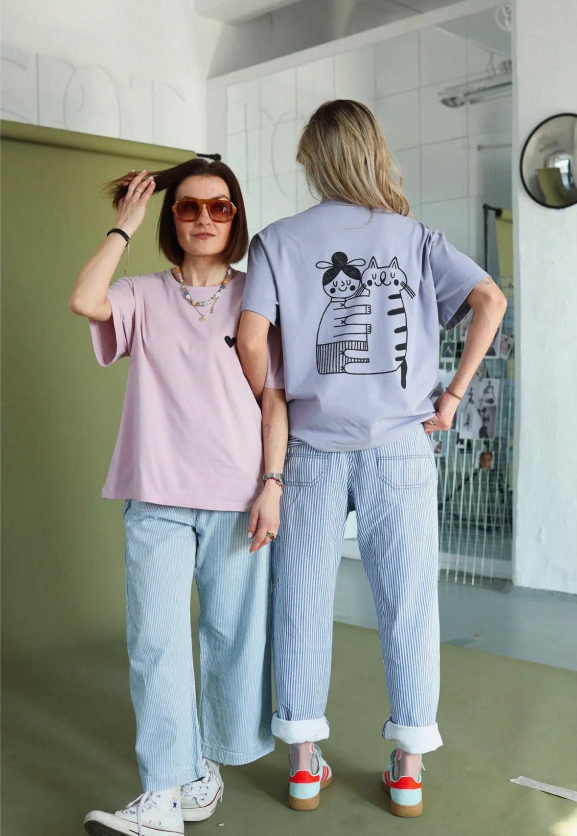 Boxy T-Shirt cat lover - NUR AUF VORBESTELLUNG