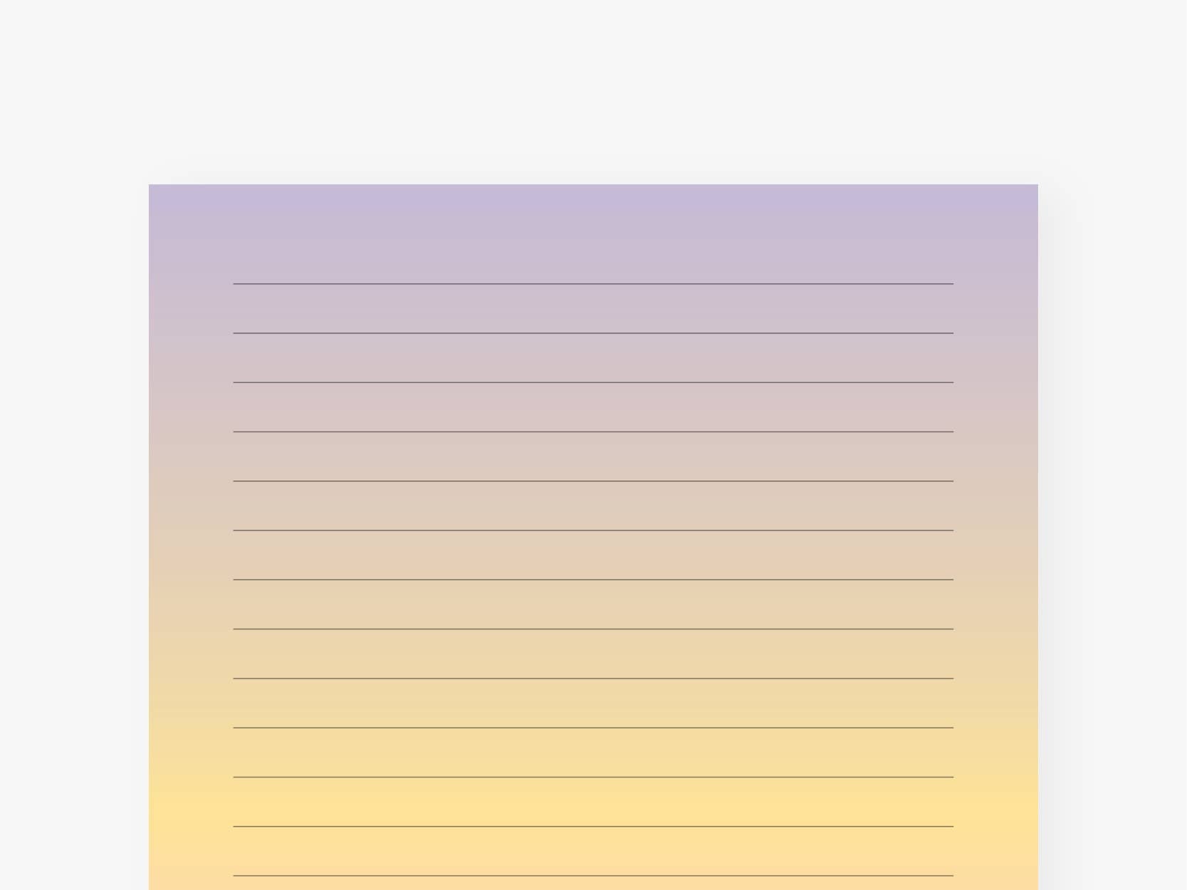 Notizblock - Sunset bunt, DIN A5