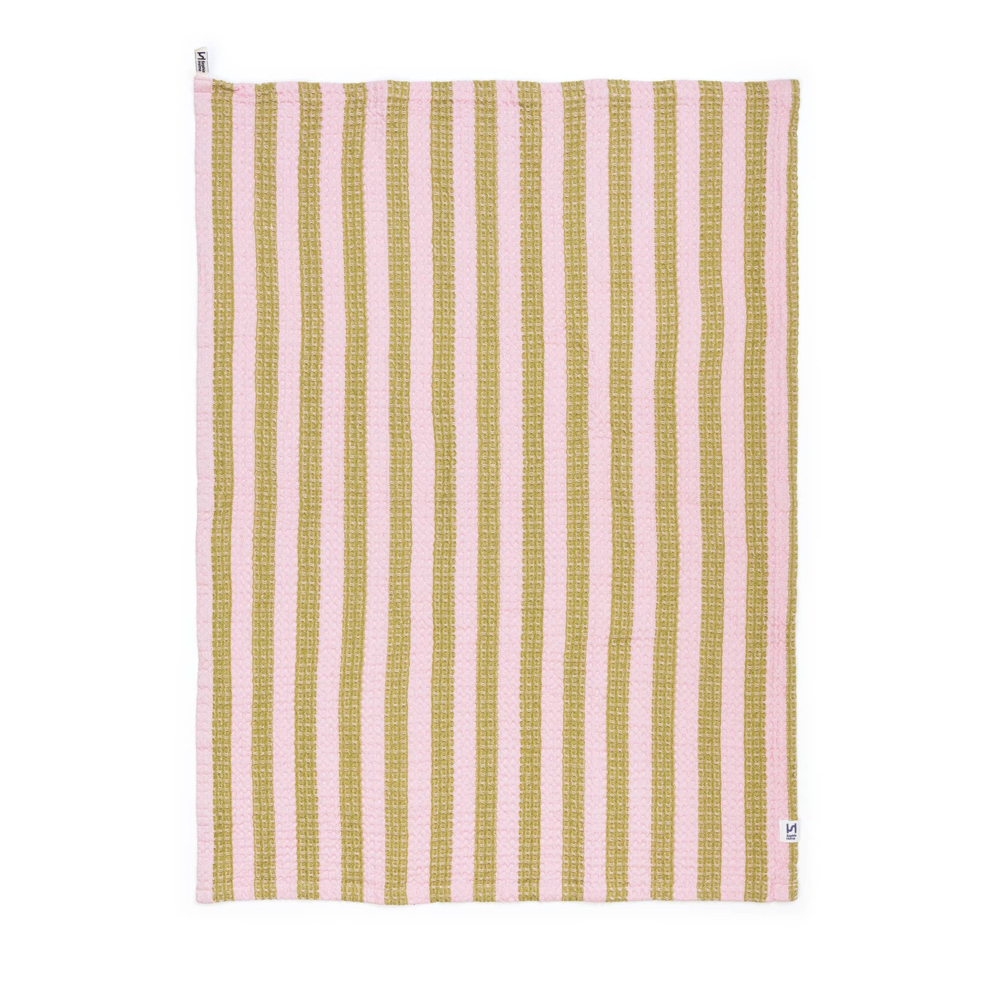 Geschirrtuch 2er- Set orange rosa, 50x70 cm