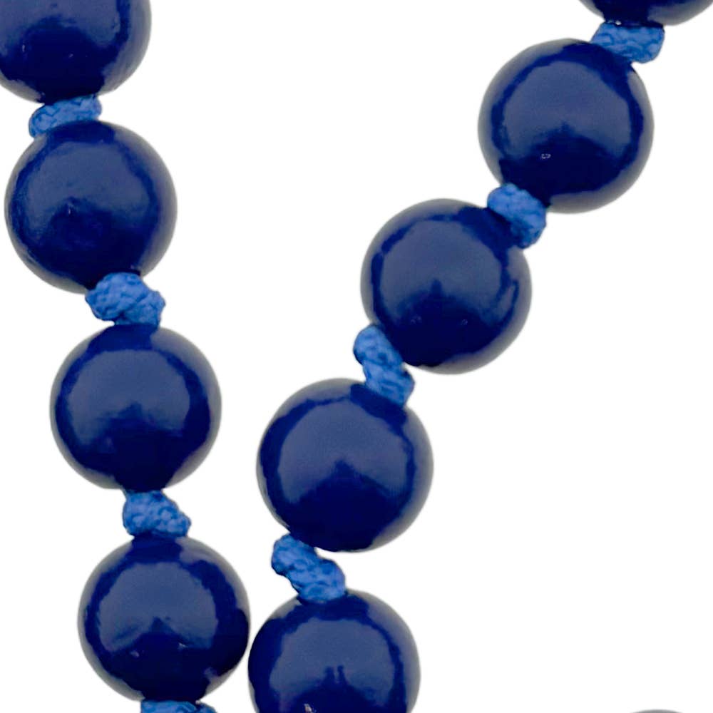 lange Handykette blau