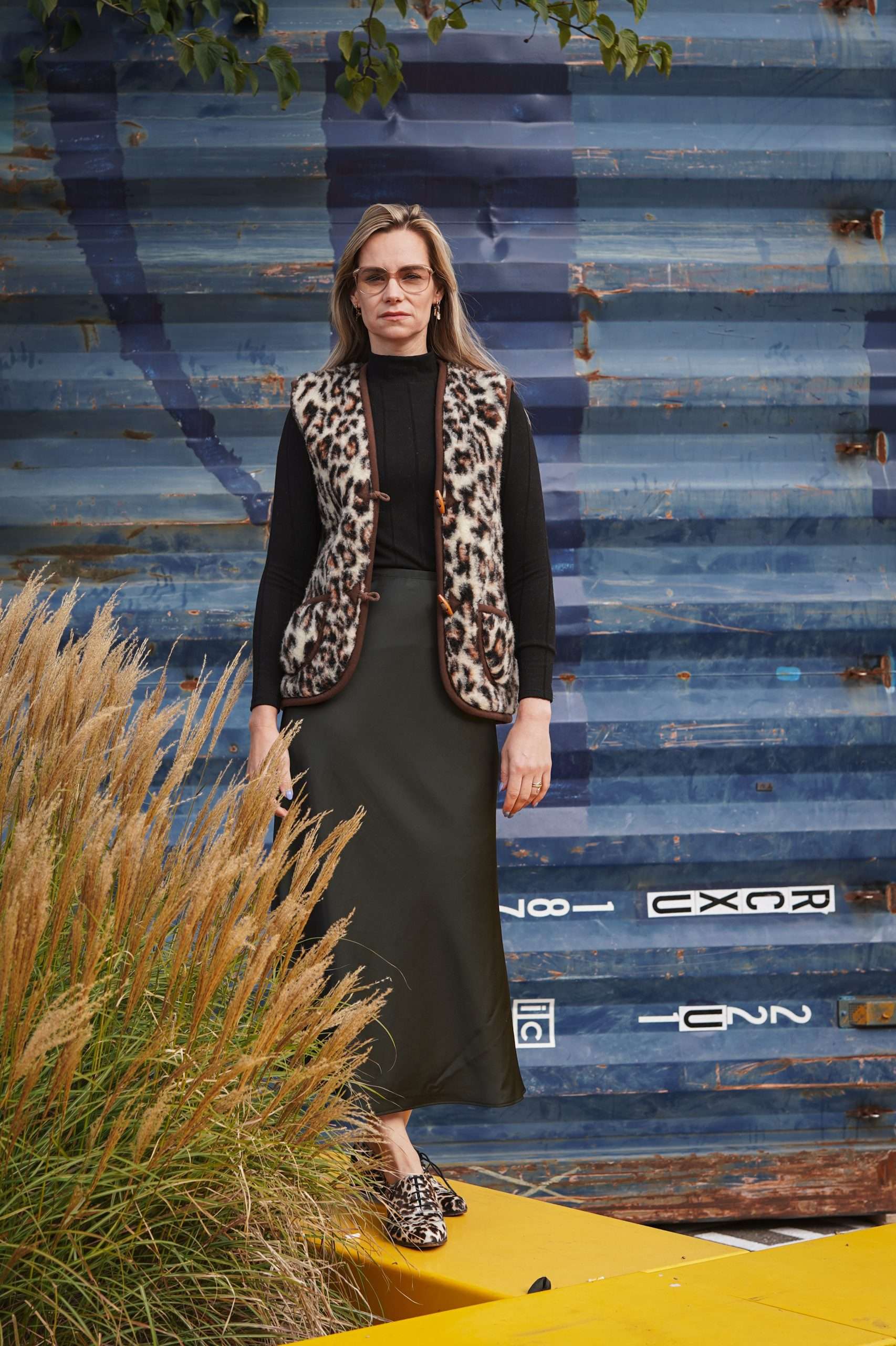 Wollweste Leopard