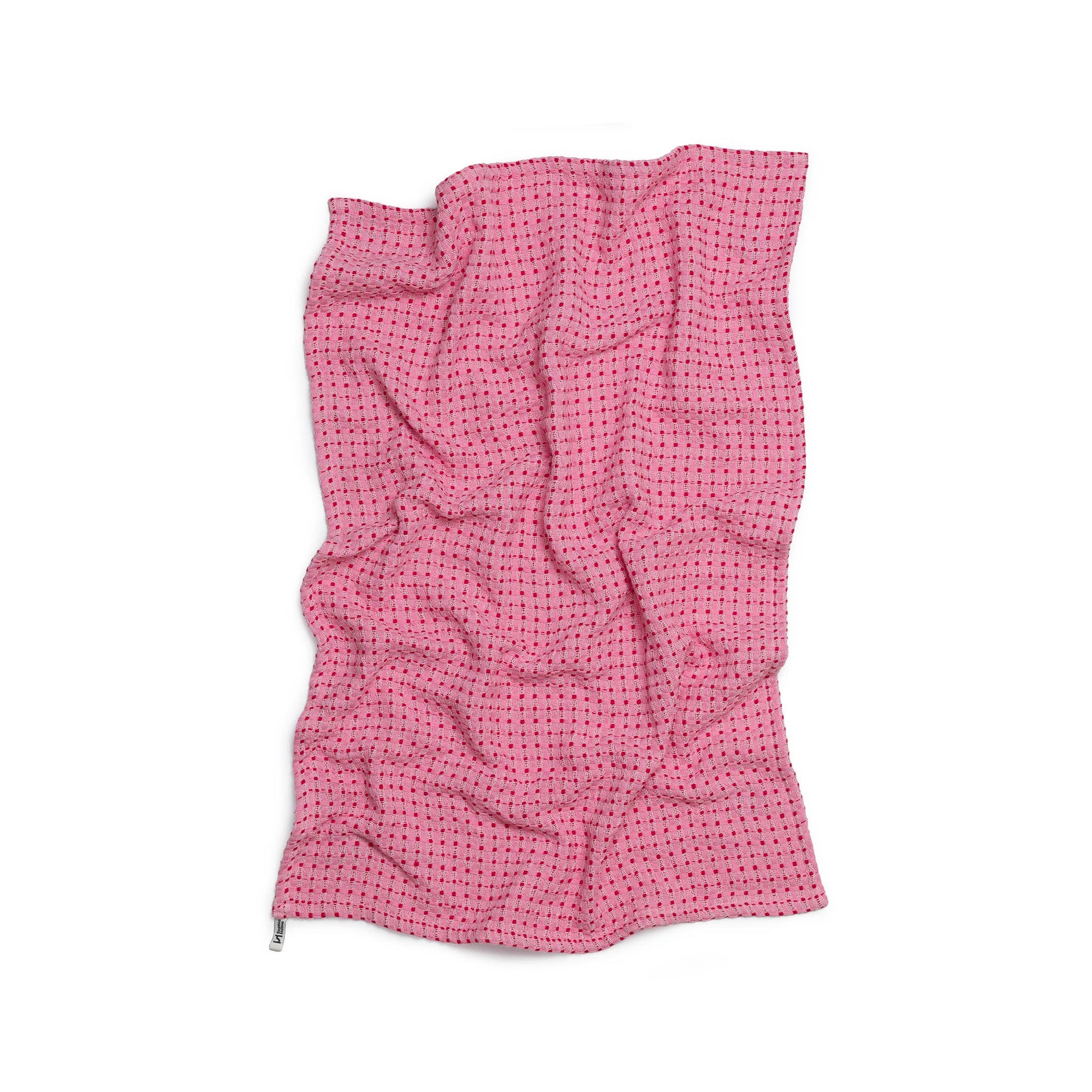 Geschirrtuch 2er-Set rot rosa, 50x70cm