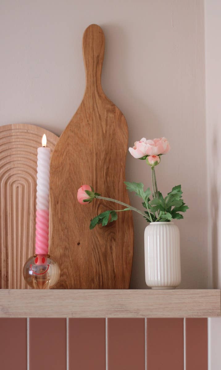 LED-Spiralkerze Amour Toujours - 2er-Set, 25cm hoch