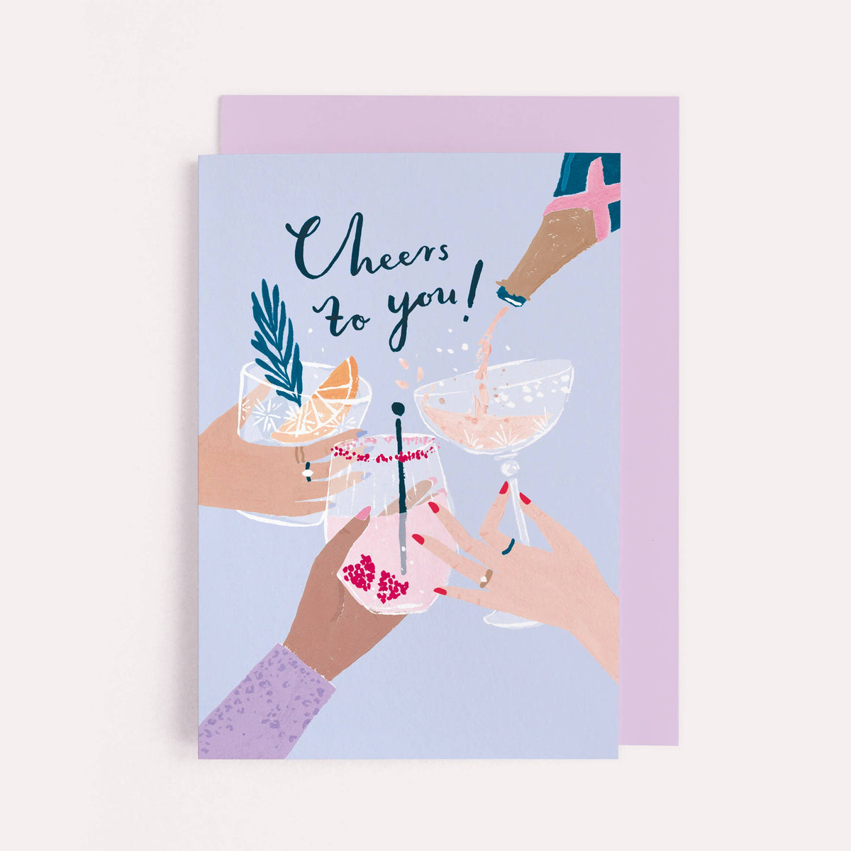 Glückwunschkarte Cheers to You