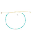 Perlenarmband Mutiara türkis-hellblau