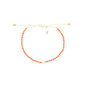 Perlenarmband Mutiara rosa-orange