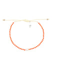 Perlenarmband Mutiara rosa-orange