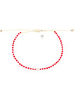 Perlenarmband Mutiara rosa-rot