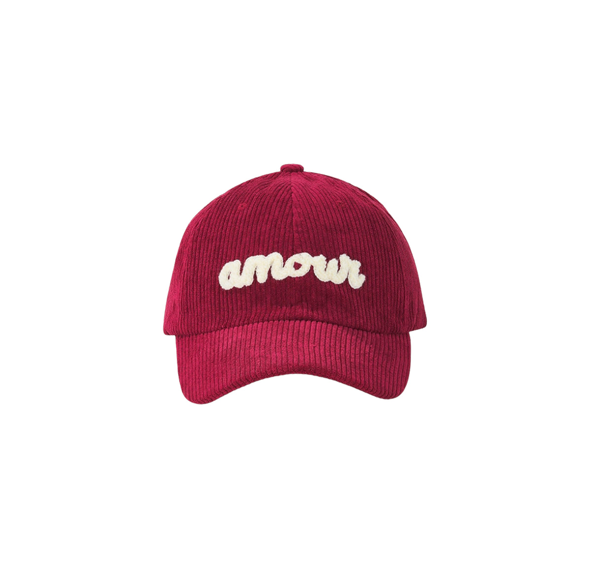 Cap mit Stick amour rot, One Size