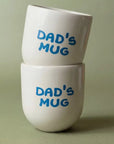 Tasse DAD'S MUG weiss-blau, 8x8x8 cm