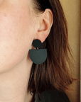 Ohrring Statement, schwarz