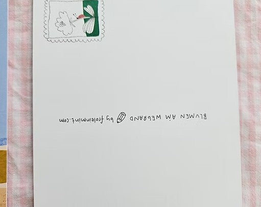 Postkarte - Blumen für dich