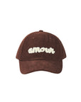 Cap mit Stick amour braun, One Size