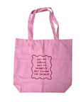 Tragetasche NOT MY CIRCUS rosa, 54x48x14 cm