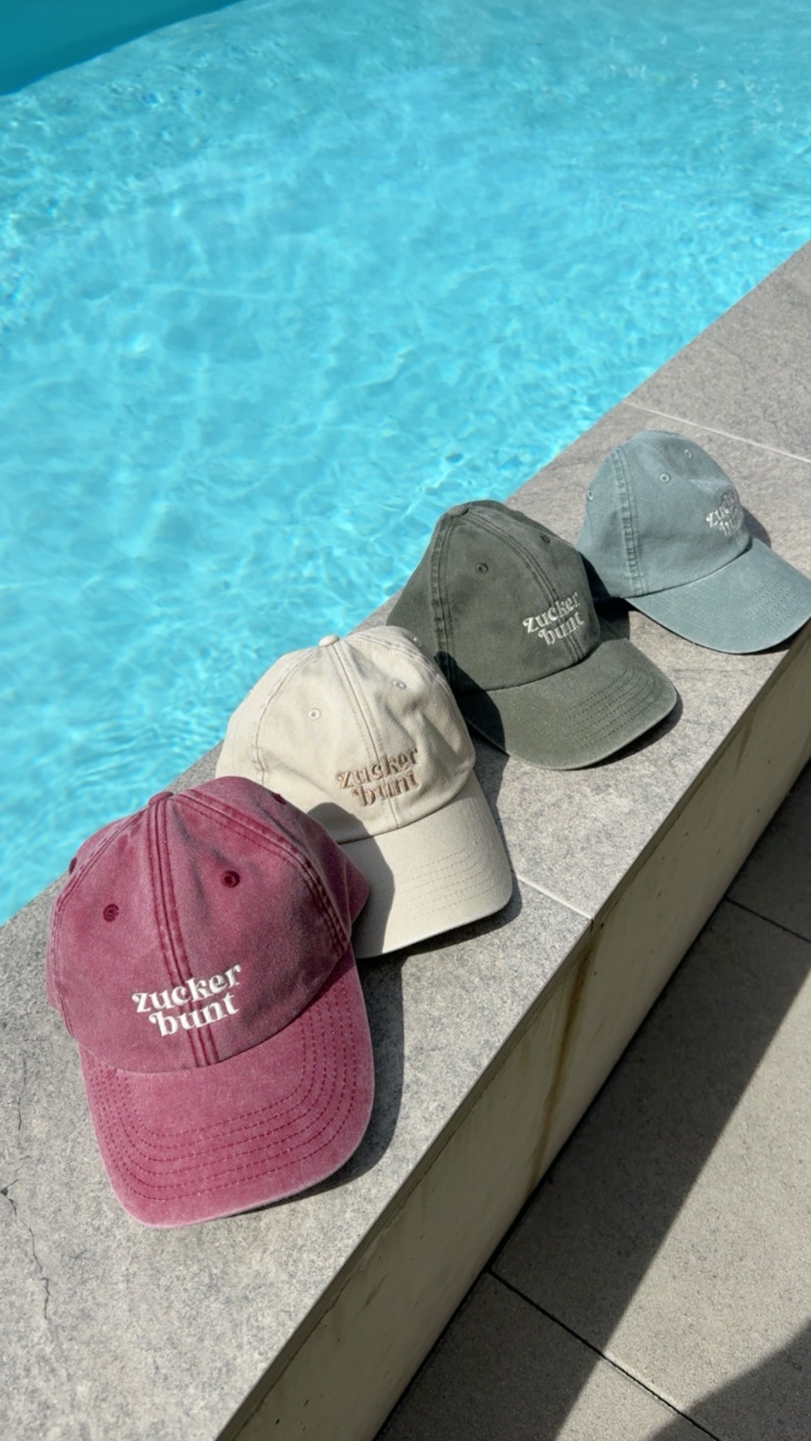 Cap mit Stick zuckerbunt vintage beige, One Size