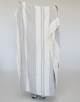 Musselin Decke Nils beige-dunkelgrau, 140x200 cm