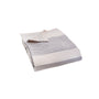 Musselin Decke Nils beige-dunkelgrau, 140x200 cm