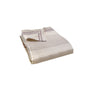 Musselin Decke Nils beige-schlamm, 140x200 cm