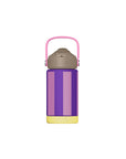 Trinkflasche Stripes lila/flieder, 350 ml