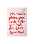 Postkarte - Zeitblind