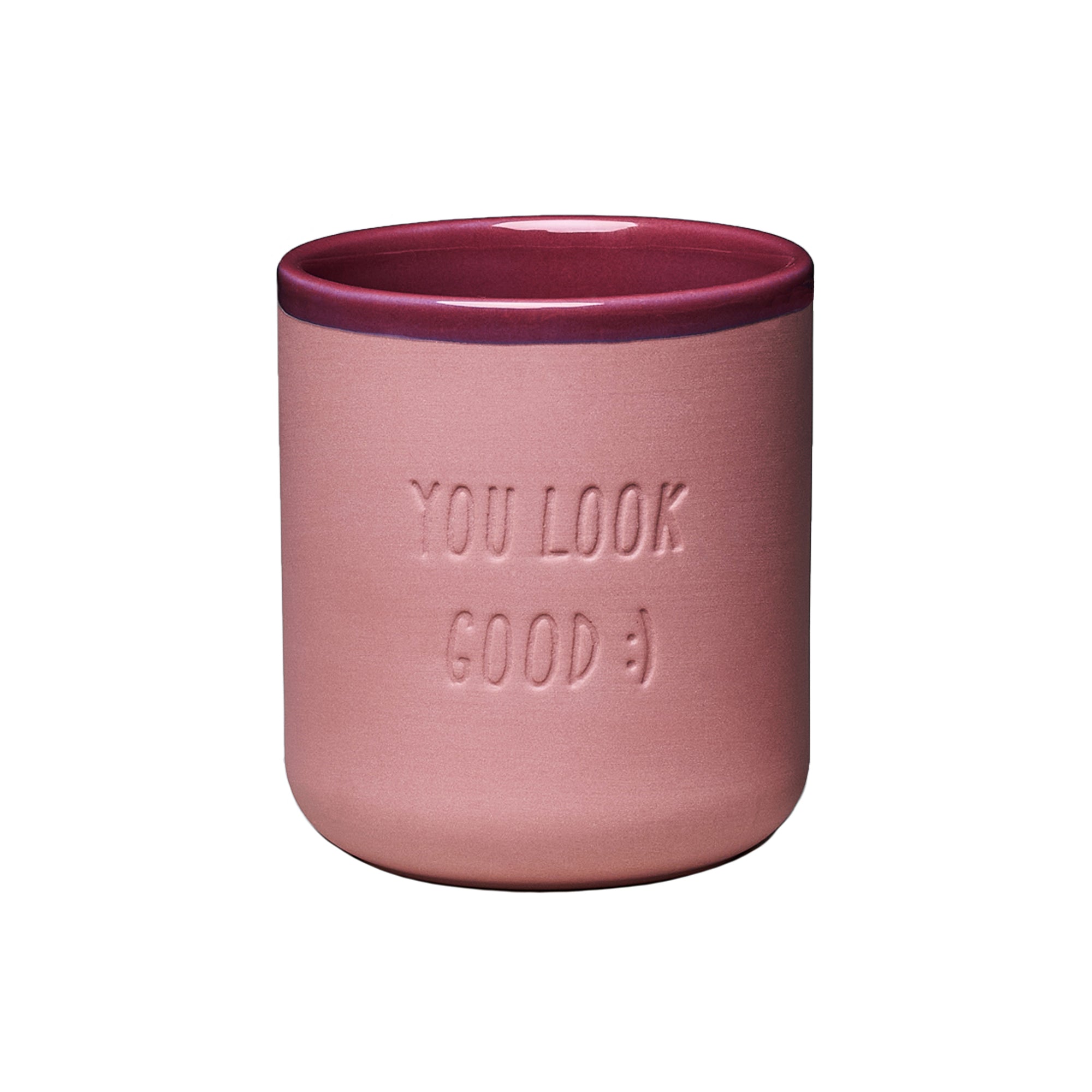 Tasse YOU LOOK GOOD, H 9.5 cm, Ø 8.5 cm