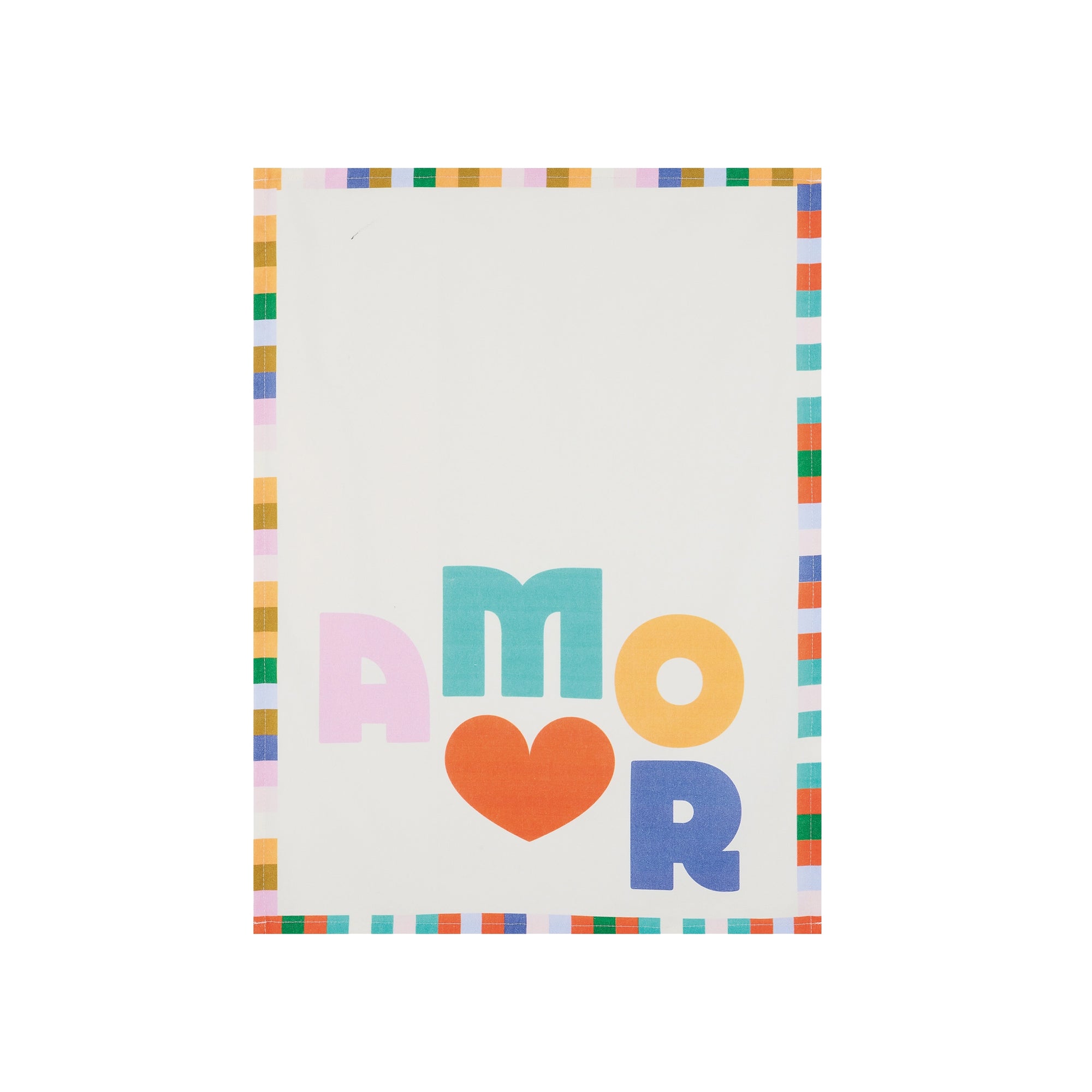 Geschirrtuch Amour bunt, 45 x 63 cm