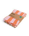 Geschirrtuch 2er- Set orange rosa, 50x70 cm