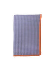 Geschirrtuch Waffelpiqué flieder-neon orange, 40x60 cm