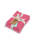 Geschirrtuch 2er-Set rot rosa, 50x70cm