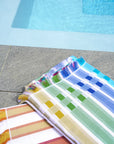 Strandtuch Streifen bunt, 100x180 cm