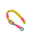 kurze Handykette Segeltau bunt-gelb, ca. 35x2.5 cm