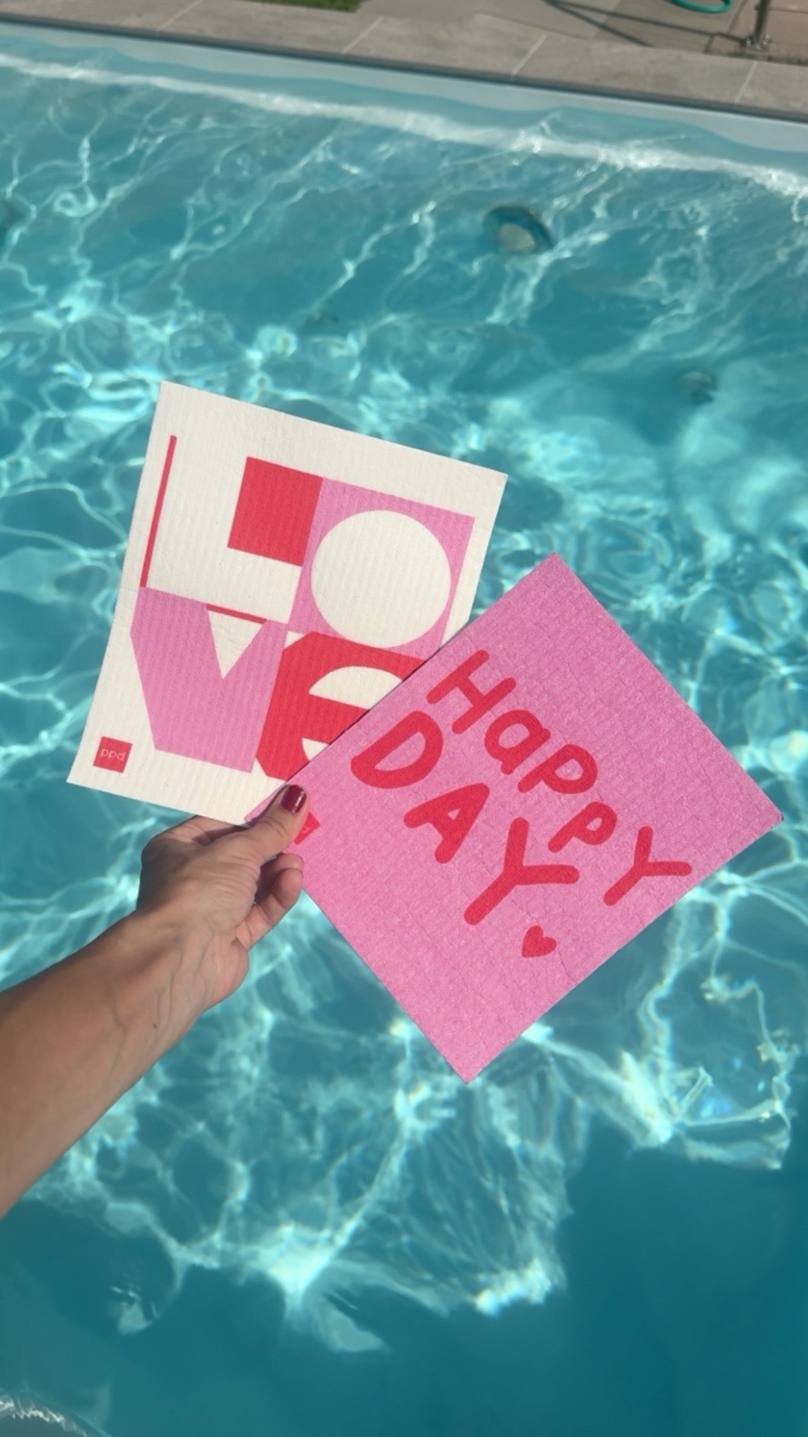 Schwammtuch Happy Day