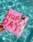 Papierservietten Happy Day, 25 x 25 cm