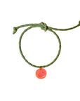 Armband Lume Charms - Smile neonpink