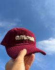 Cap mit Stick amour rot, One Size