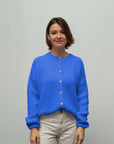 Cardigan königsblau, One Size