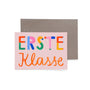 Grusskarte Erste Klasse