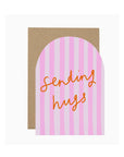 Postkarte sending hugs