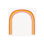 Notizblock Regenbogen, ca. 15 x 15 cm