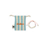 Perlenarmband Schulkind mit Säckchen, orange-rosa