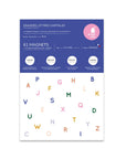 magnetisches Alphabet bunt