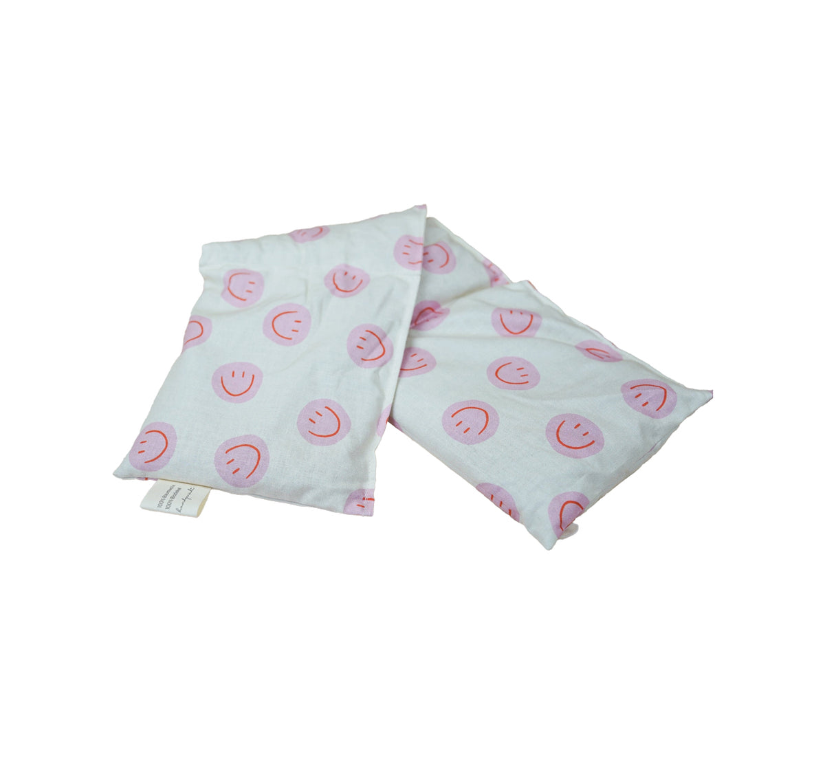 Wärmekissen Smiley Pink - längliches Kammerkissen warm+ Kalt
