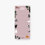 Notizblock schmal - Petisfaction Cats, 9,8x 21 cm