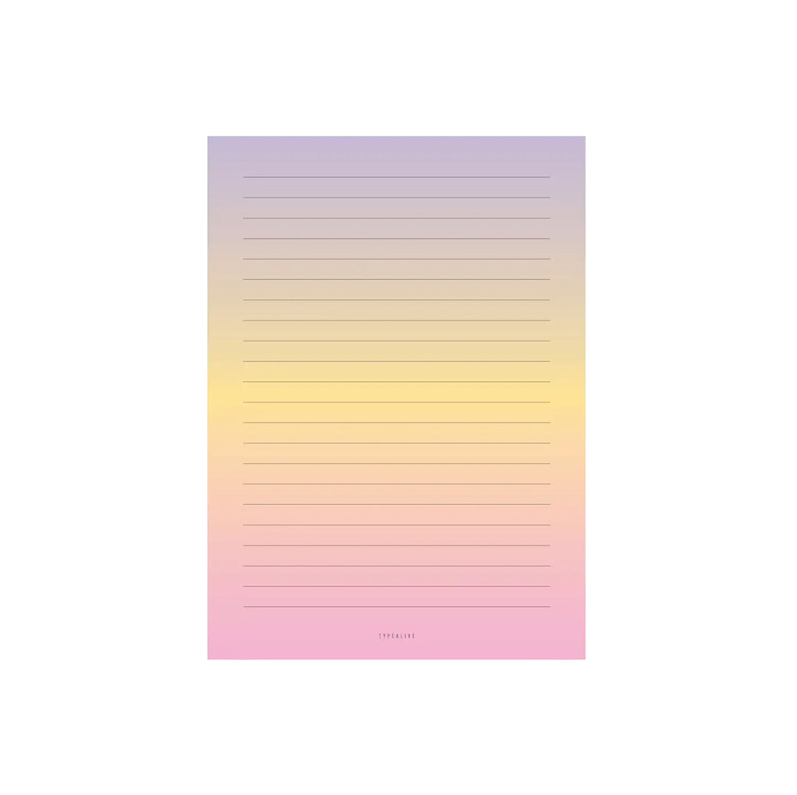 Notizblock - Sunset bunt, DIN A5