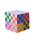 Haftnotizwürfel Regenbogen-Karo