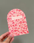 Geburtstagskarte Neon-Leopard