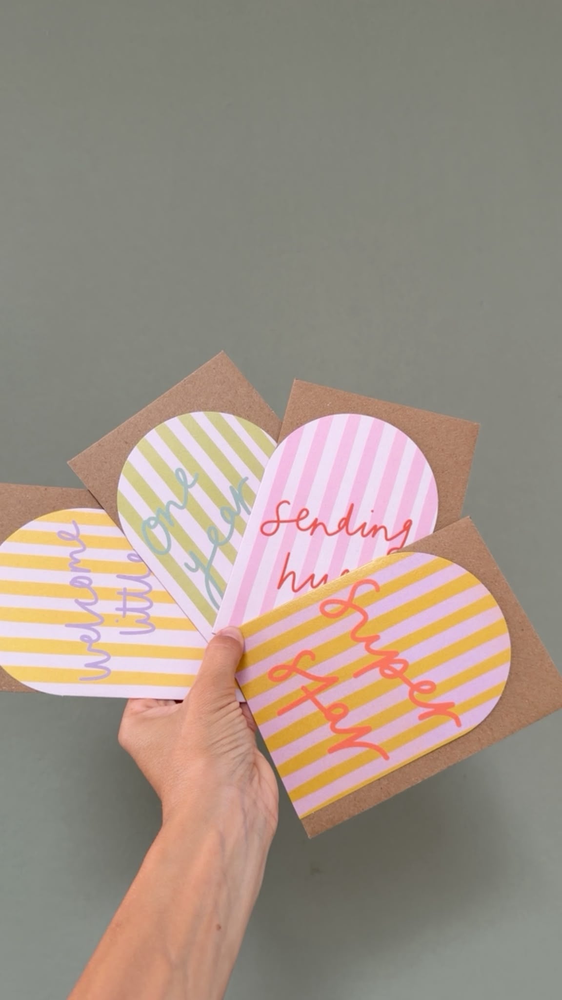 Postkarte sending hugs