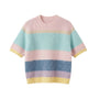 Strickshirt gestreift bunt, One Size