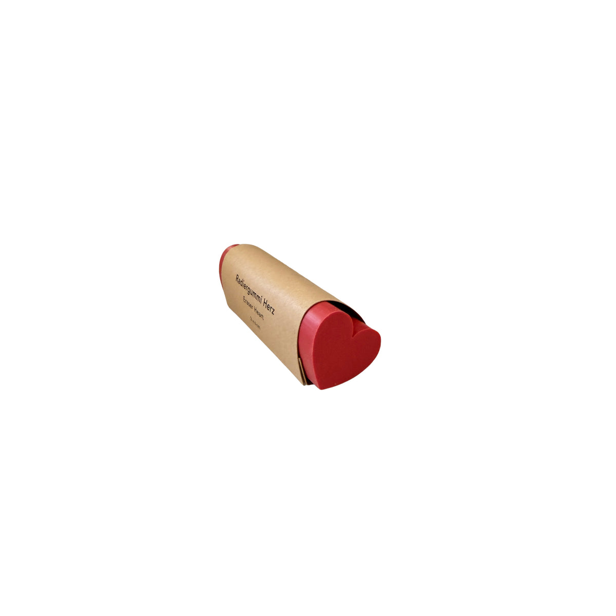 Radiergummi Herz rot